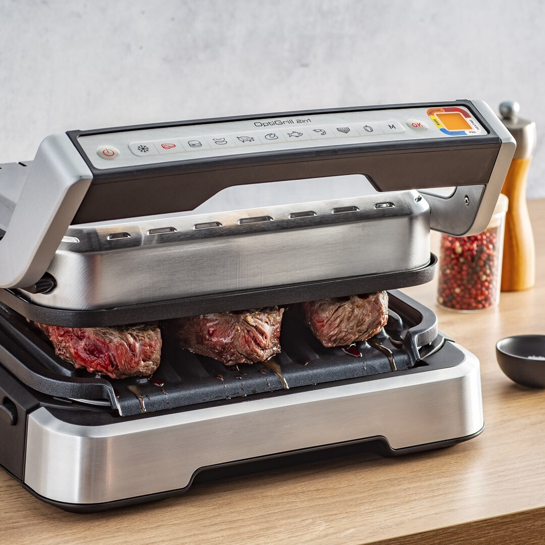 Tefal OptiGrill 2in1 2100W για 2 Τοστ Γκρι - Image 6