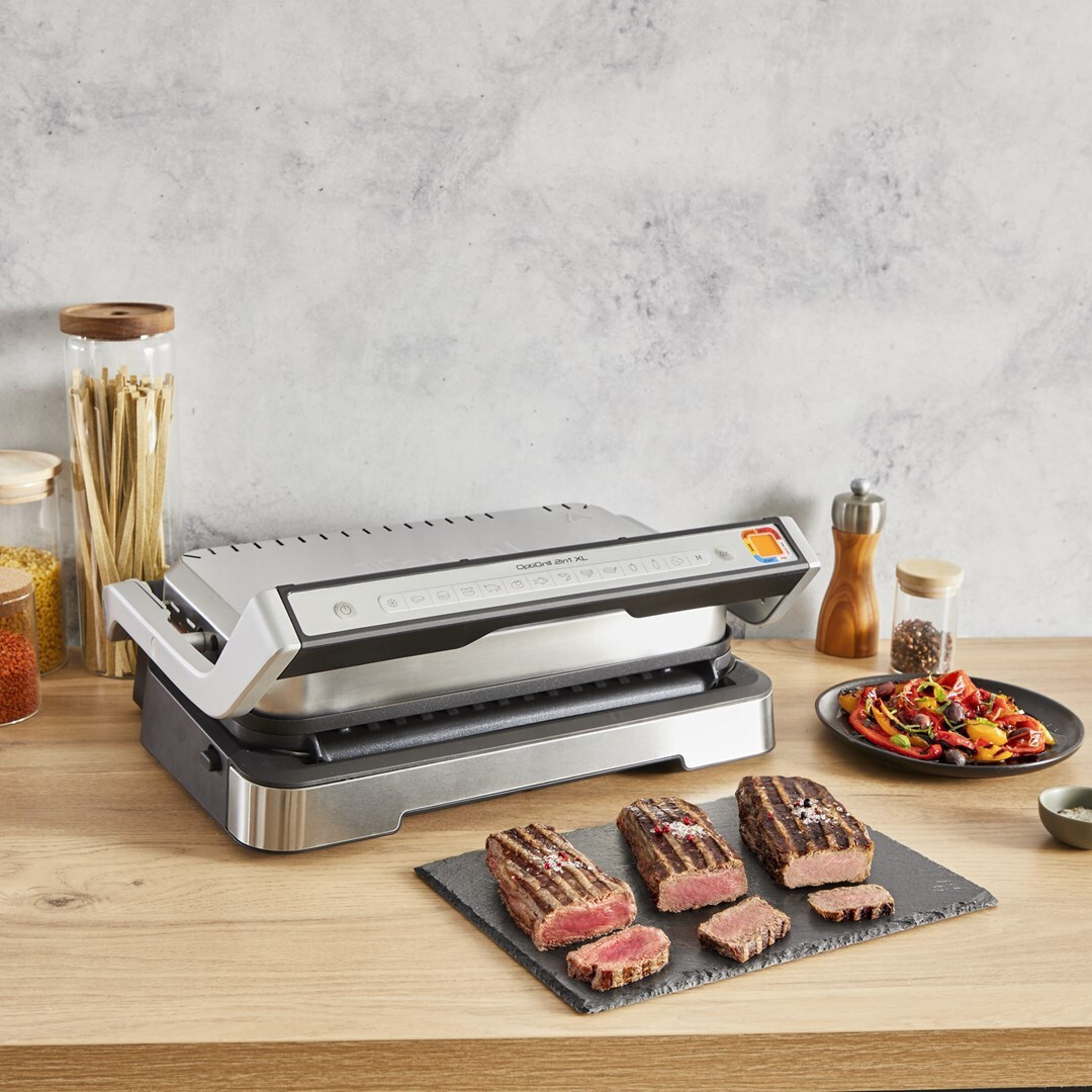 Tefal OptiGrill 2in1 2100W για 2 Τοστ Γκρι - Image 8