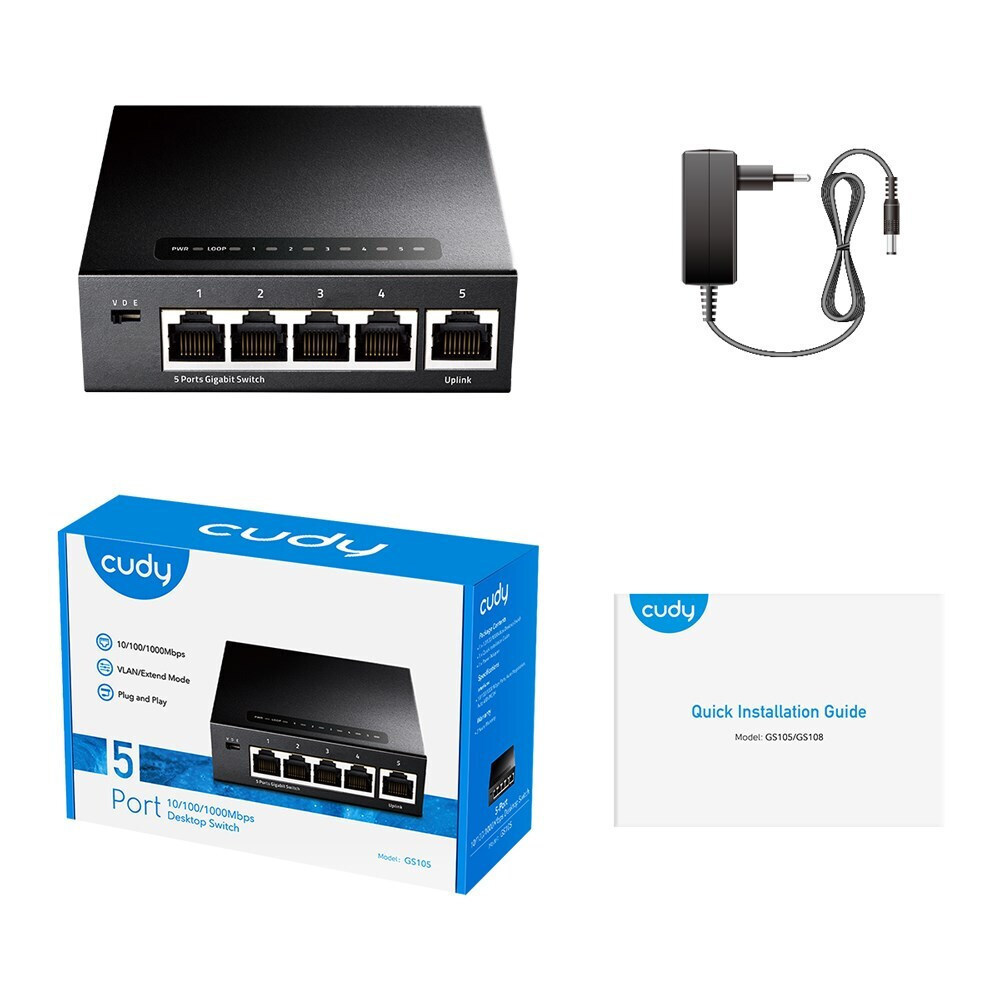 Hikvision SW-10-POE Unmanaged L2 PoE+ - Image 3