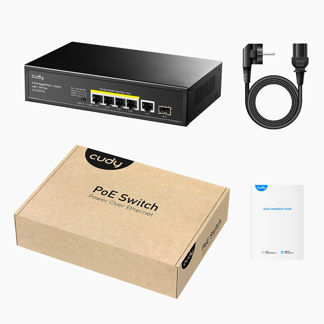 Hikvision SW-10-POE Unmanaged L2 PoE+ - Image 5