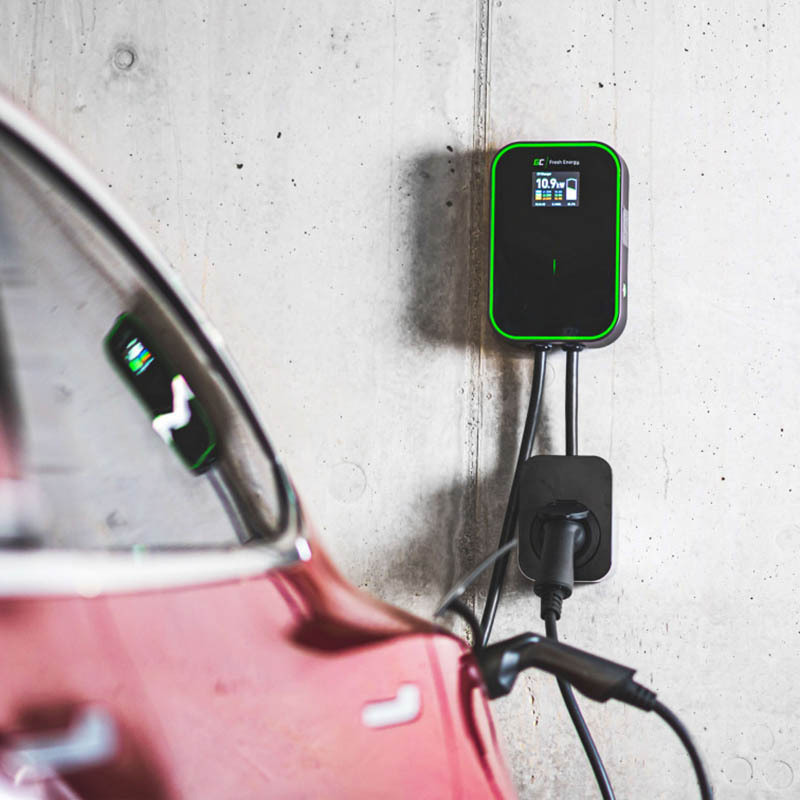 Green Cell EV15RFID Επιτοίχιος Τριφασικός Σταθμός Φόρτισης 22kW με Ενσωματωμένο Καλώδιο Type 2 - Image 10