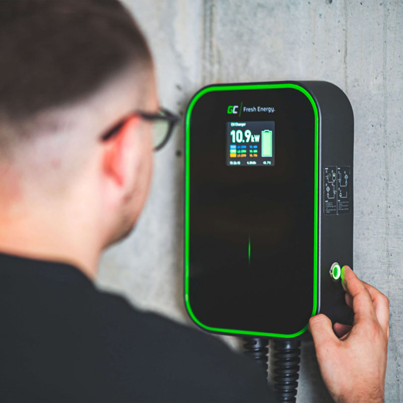 Green Cell EV15RFID Επιτοίχιος Τριφασικός Σταθμός Φόρτισης 22kW με Ενσωματωμένο Καλώδιο Type 2 - Image 8