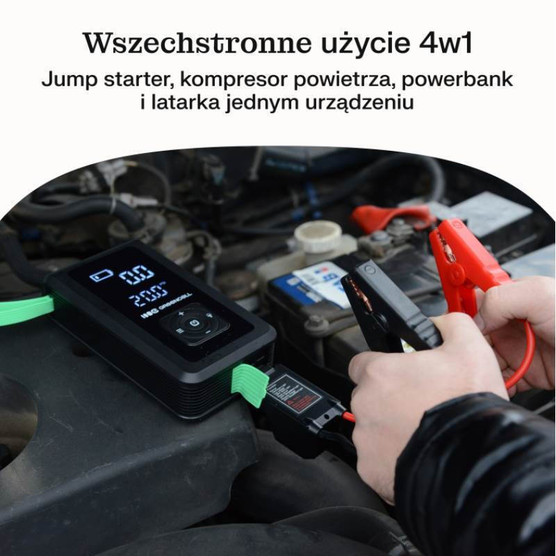 Green Cell Φορητός Εκκινητής Μπαταρίας 8000mAh 12V - Image 3