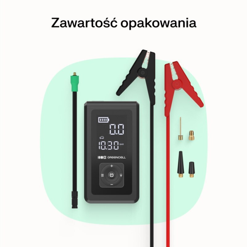 Green Cell Φορητός Εκκινητής Μπαταρίας 8000mAh 12V - Image 7