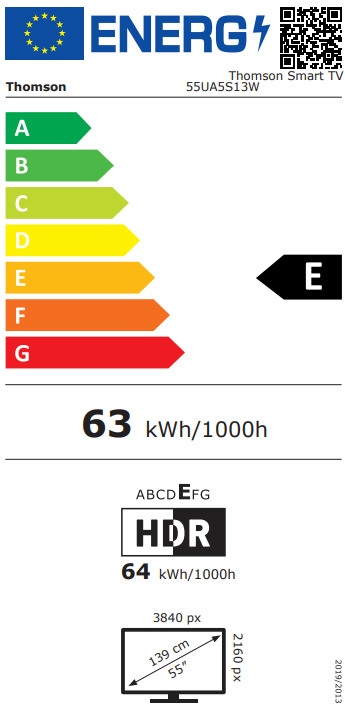 Thomson Smart Τηλεόραση 55" 4K UHD LED 55UA5S13W HDR (2023) 55UA5S13W - Image 6