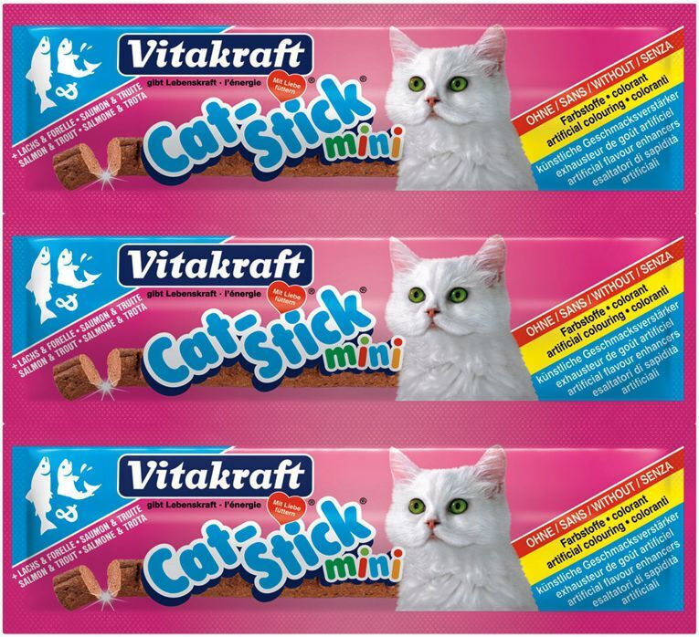 Vitakraft Cat Mini Λιχουδιές σε Stick για Ενήλικες Γάτες 1τμχ 18gr - Image 2