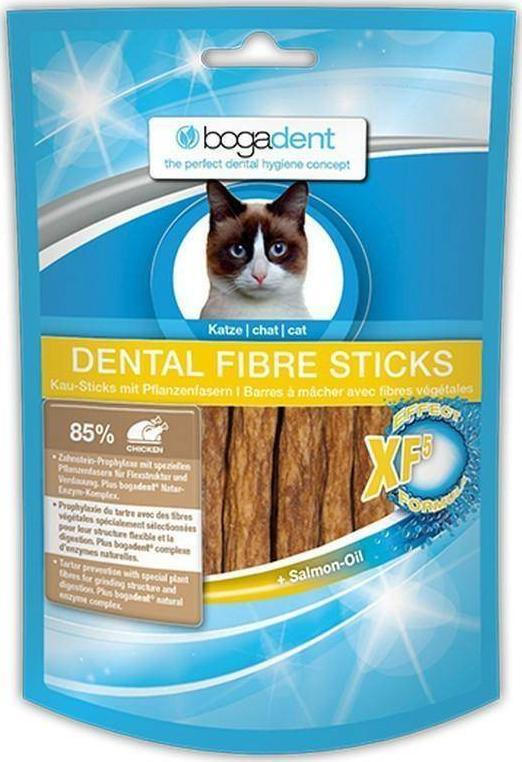 Bogacare Dental Fibre Sticks Λιχουδιές σε Stick με Κοτόπουλο για Ενήλικες Γάτες 50gr
