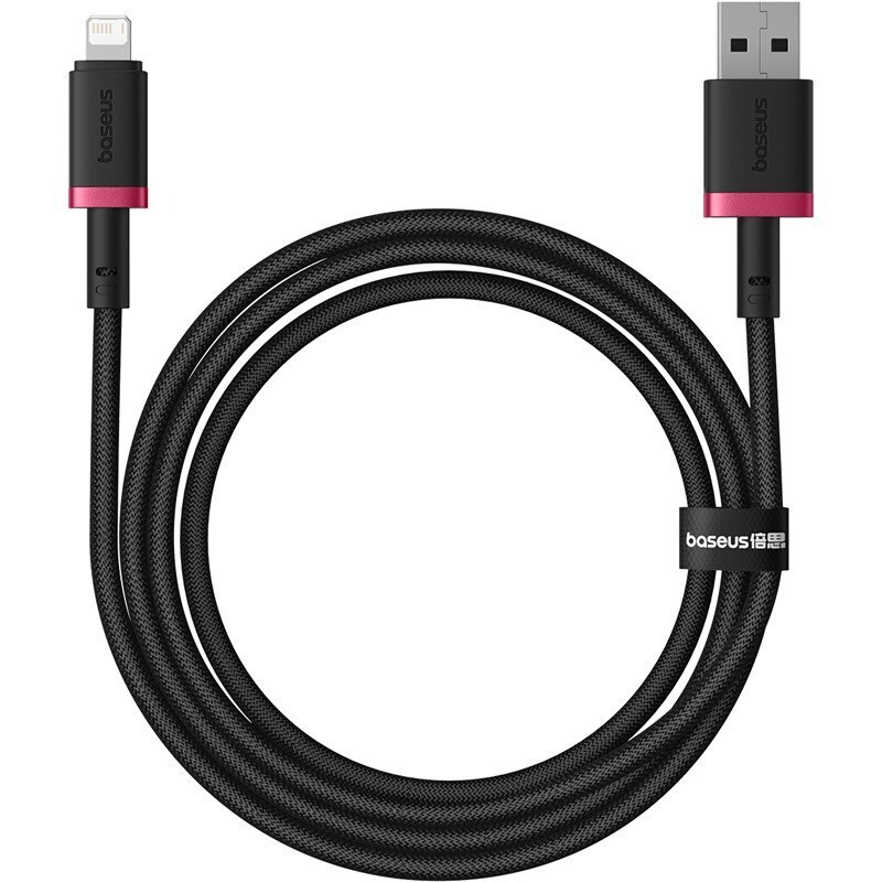 Baseus Dura Braided USB-A to Lightning Cable 20W Μαύρο 1m (P10377801U01-01)