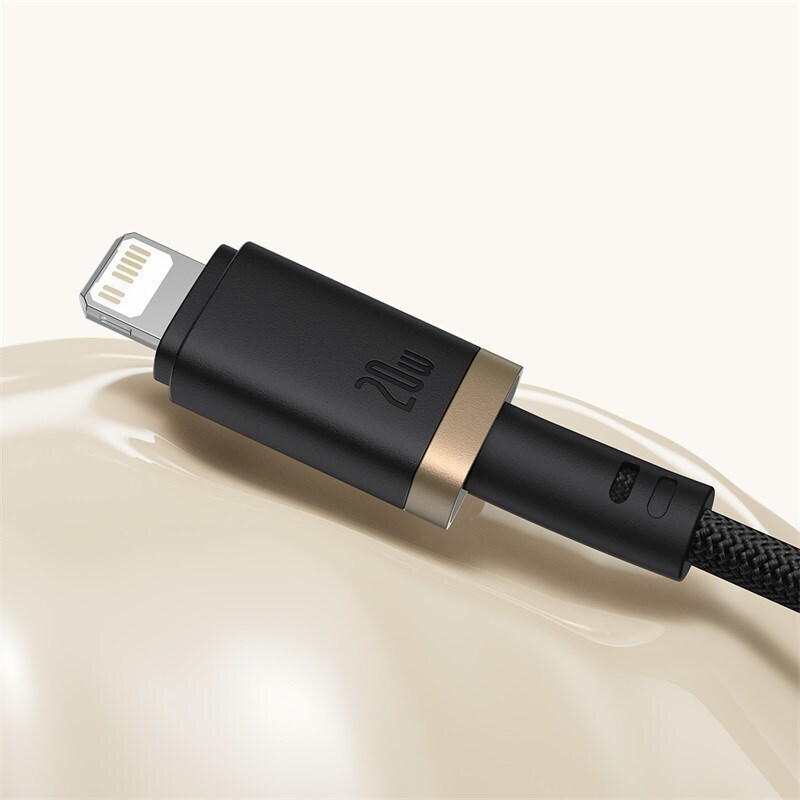 Baseus Dura Braided USB-C to Lightning Cable 20W Μαύρο 2m (P10377800U01-02) - Image 4