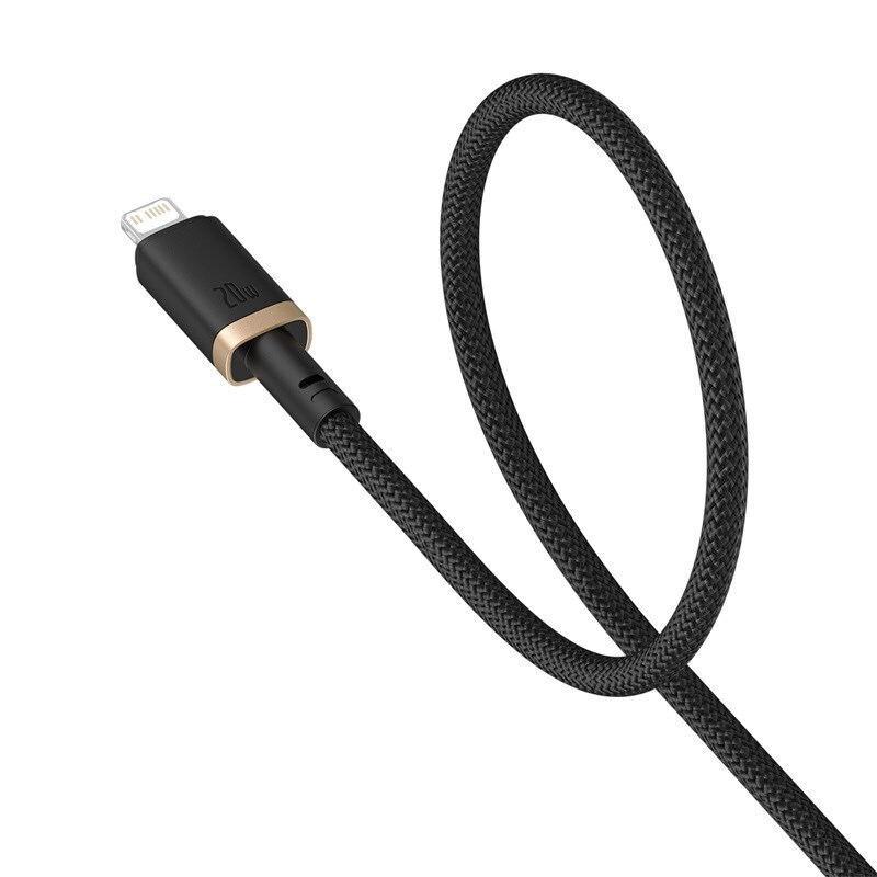 Baseus Dura Braided USB-C to Lightning Cable 20W Μαύρο 2m (P10377800U01-02) - Image 6