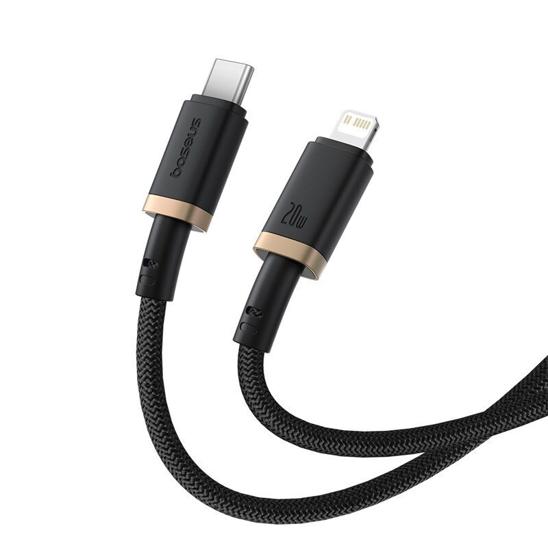 Baseus Dura Braided USB-C to Lightning Cable 20W Μαύρο 2m (P10377800U01-02) - Image 7