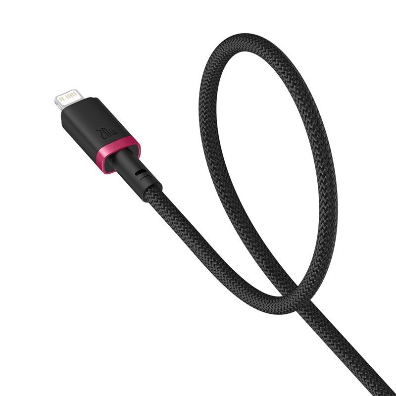 Baseus Dura Braided USB-C to Lightning Cable 20W Μαύρο 1m (P10377800U01-01) - Image 5