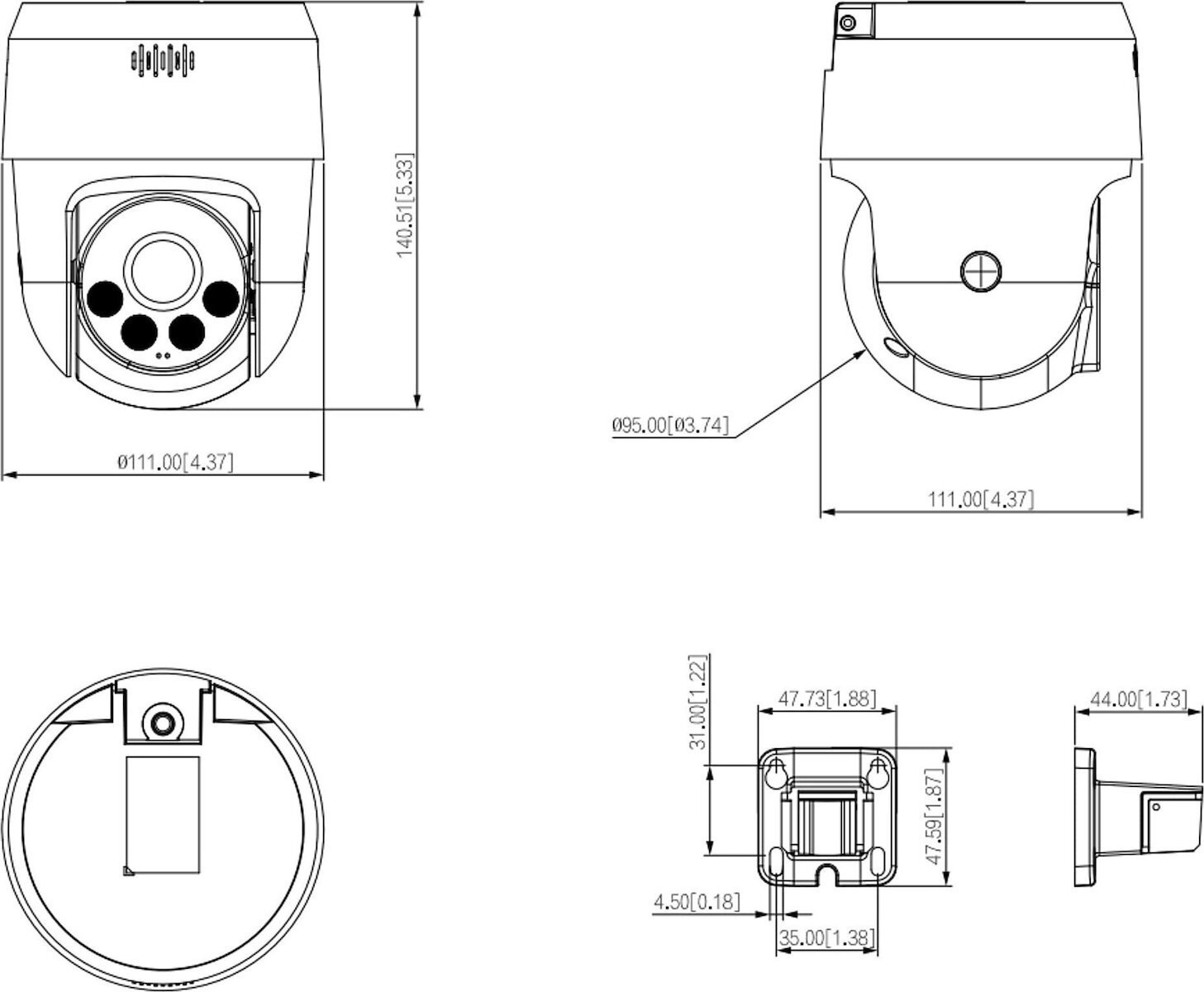 Dahua SD2A500NB-GNY-A-PV IP Αδιάβροχη Κάμερα Full HD+ 5MP - Image 7