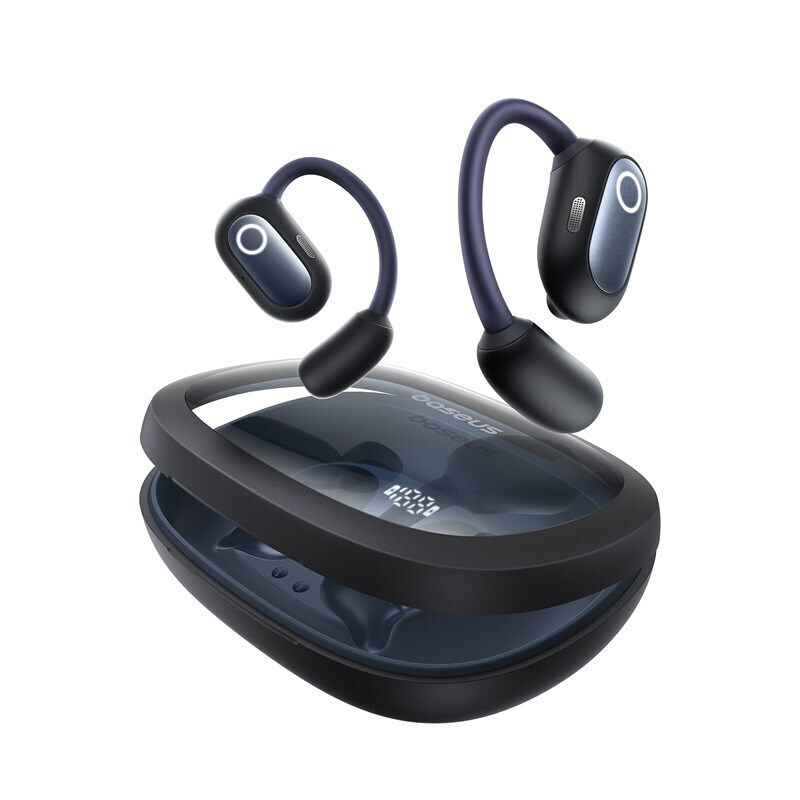 Baseus Eli Sport 1 PM20A Open Ear Bluetooth Handsfree Ακουστικά με Αντοχή στον Ιδρώτα και Θήκη Φόρτισης Cosmic Black - Image 3