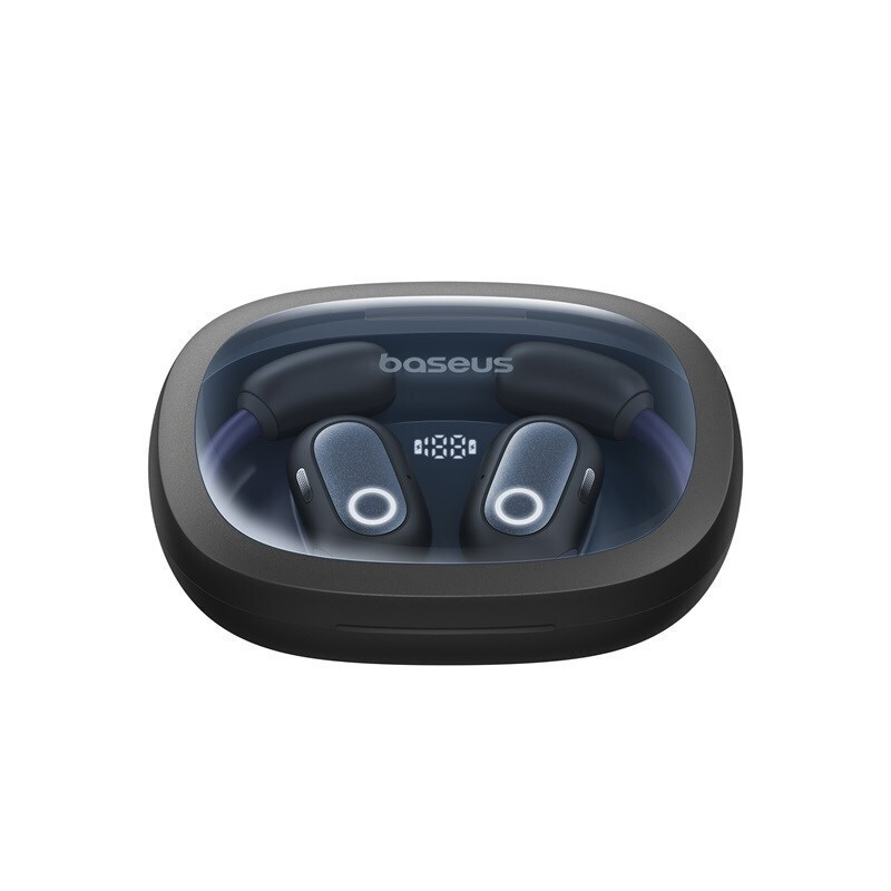 Baseus Eli Sport 1 PM20A Open Ear Bluetooth Handsfree Ακουστικά με Αντοχή στον Ιδρώτα και Θήκη Φόρτισης Cosmic Black - Image 7