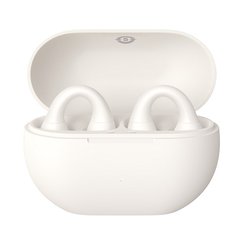 Baseus Bass 15 Clip Open Ear Bluetooth Handsfree Ακουστικά με Θήκη Φόρτισης Λευκά - Image 7