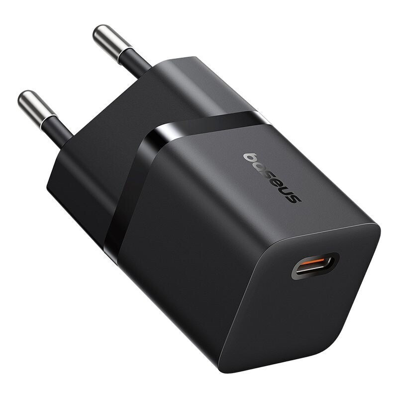 Baseus Φορτιστής GaN με Θύρα USB-C και Καλώδιο USB-C - USB-C 25W Power Delivery Μαύρος (Gan5) - Image 3