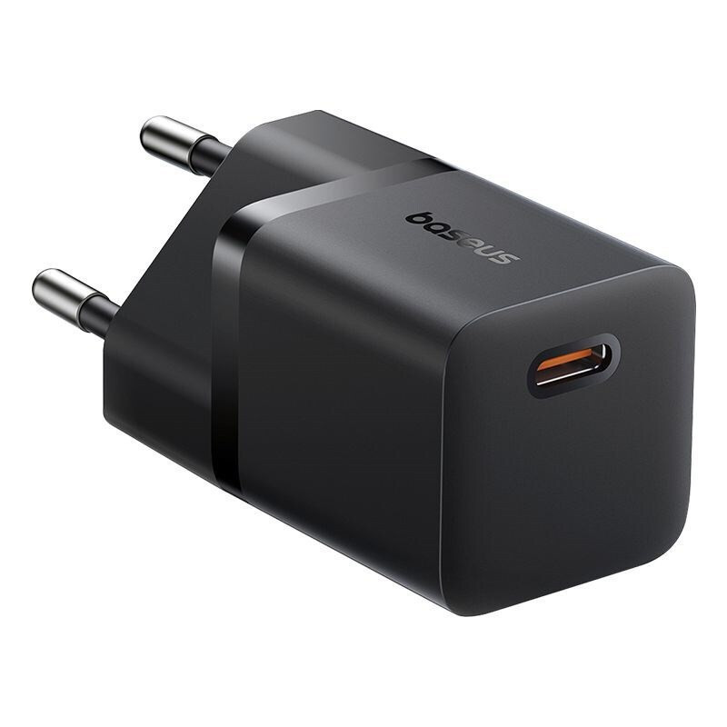 Baseus Φορτιστής GaN με Θύρα USB-C και Καλώδιο USB-C - USB-C 25W Power Delivery Μαύρος (Gan5) - Image 4