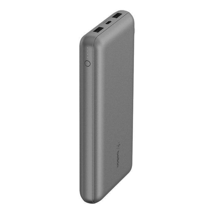 Belkin Boost Charge Power Bank 20000mAh 15W με 2 Θύρες USB-A και Θύρα USB-C Γκρι
