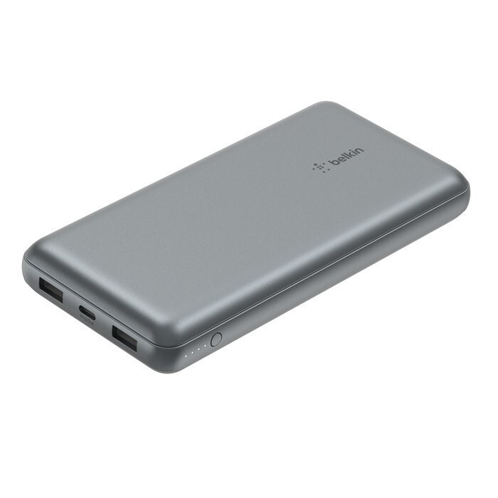 Belkin Boost Charge Power Bank 20000mAh 15W με 2 Θύρες USB-A και Θύρα USB-C Γκρι - Image 2