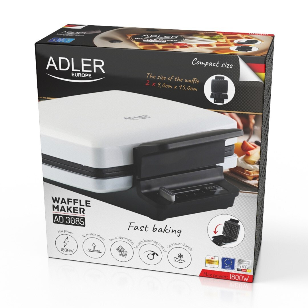 Adler AD 3085 1200W για 2 Τοστ Λευκή - Image 7