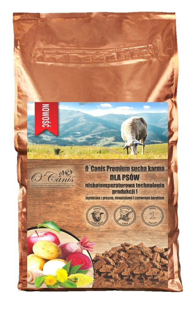 O'Canis 1.5kg Ξηρά Τροφή χωρίς Γλουτένη για Ενήλικους Σκύλους με Αρνί και Πατάτες