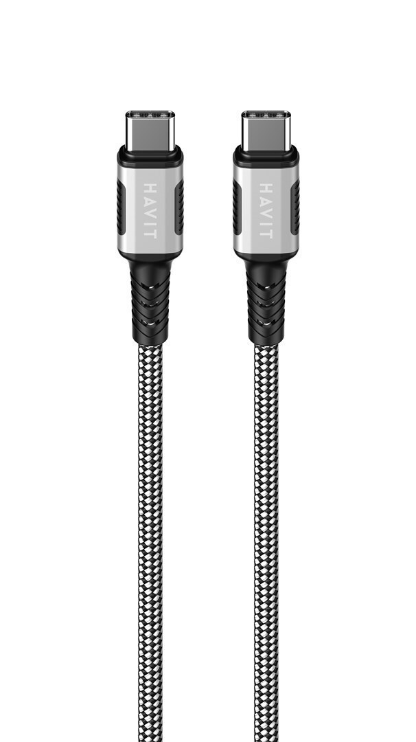 Havit USB 2.0 USB-C male - USB-A 60W 1m (CB6297) - Image 2