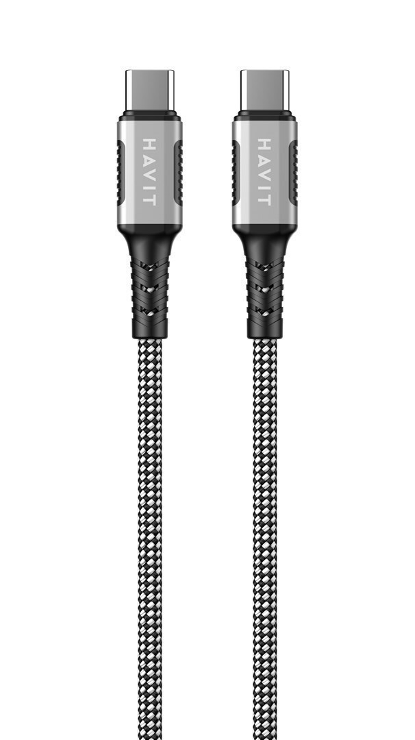 Havit USB 2.0 USB-C male - USB-A 60W 1m (CB6297) - Image 3