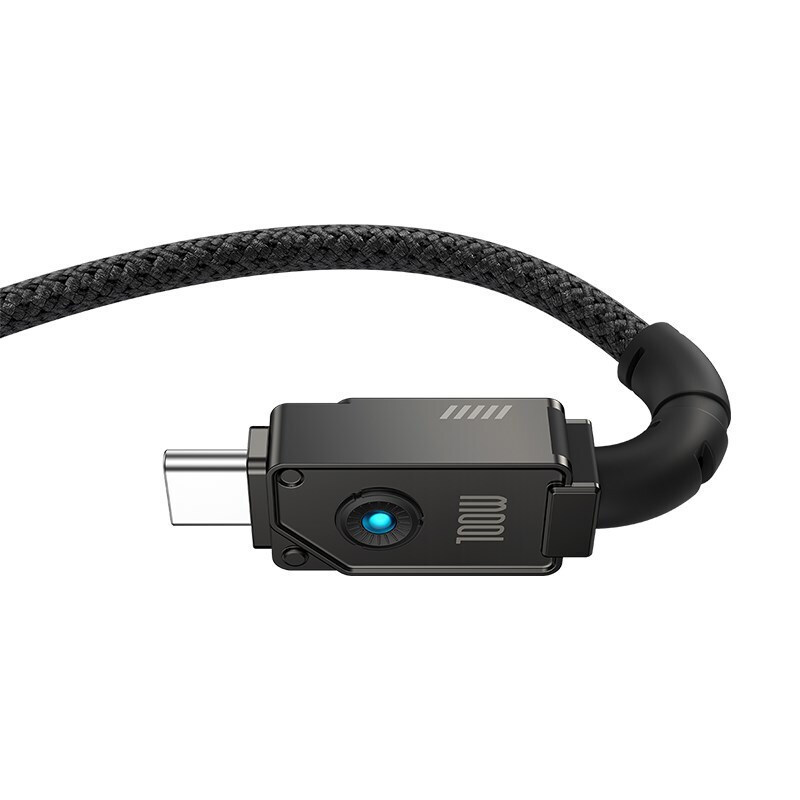 Baseus Unbreakable Braided USB 2.0 Cable USB-C male - USB-C 100W Μαύρο 2m (P10355800111-01) - Image 3
