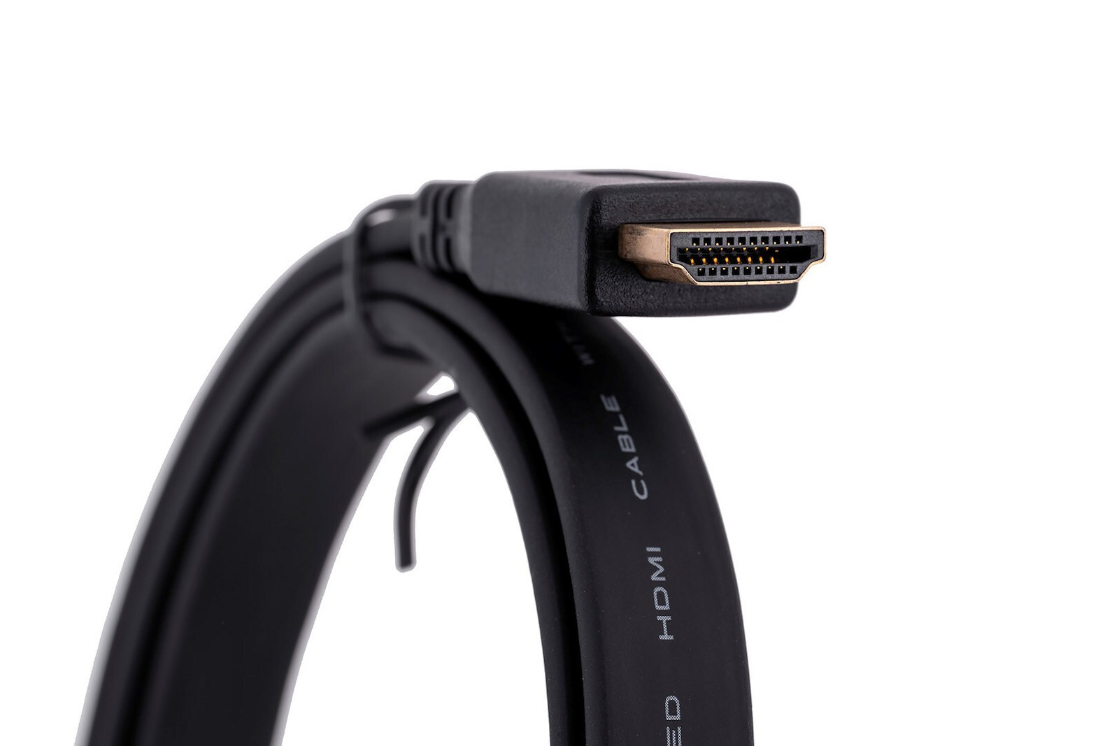 Lanberg HDMI 1.4 HDMI male - HDMI male 1m Μαύρο (CA-HDMI-21CU-0010-BK) - Image 4