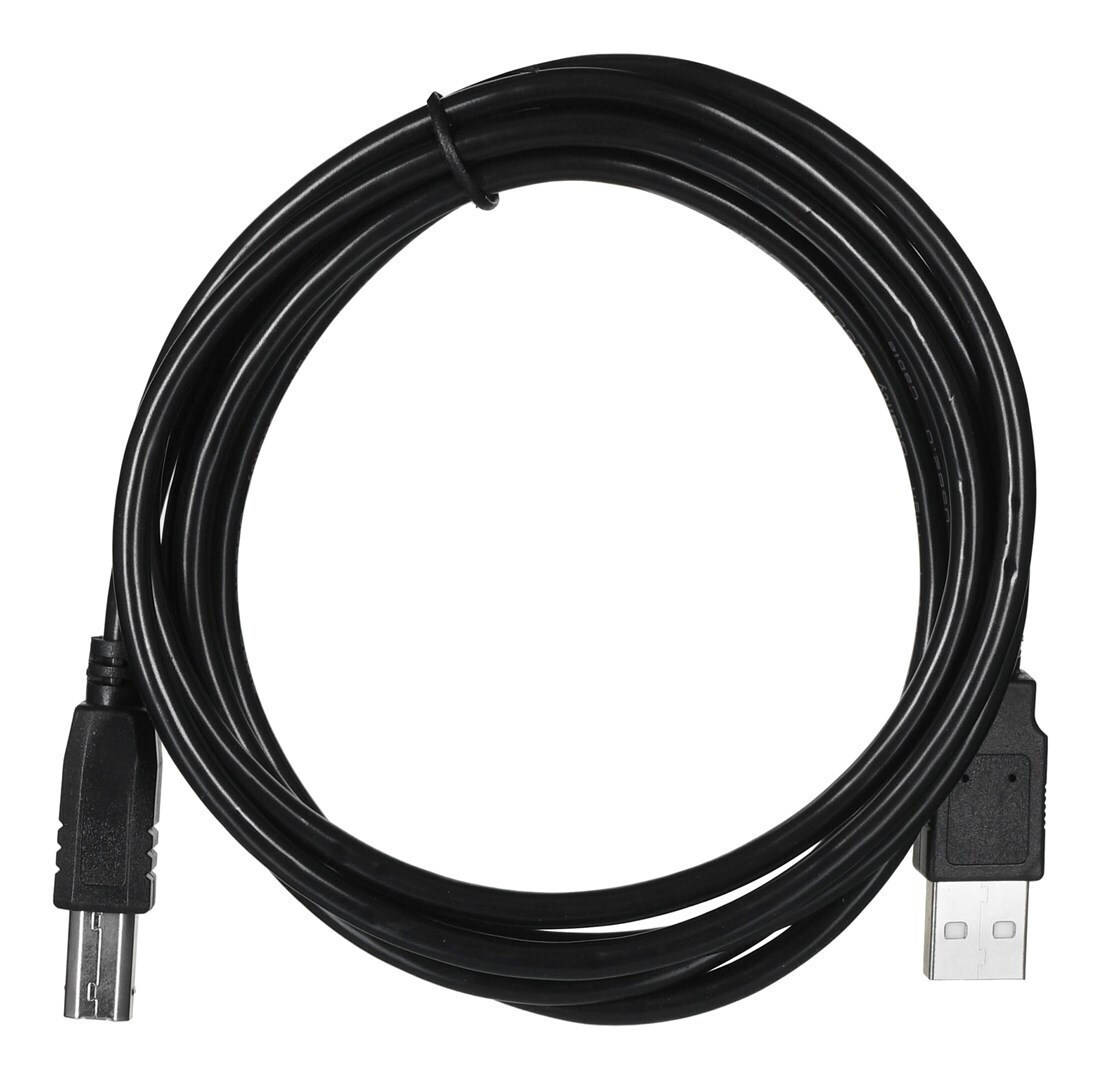 Lanberg USB 2.0 Cable USB-A male - USB-B male 1.8m (CA-USBA-10CC-0018-BK) - Image 5
