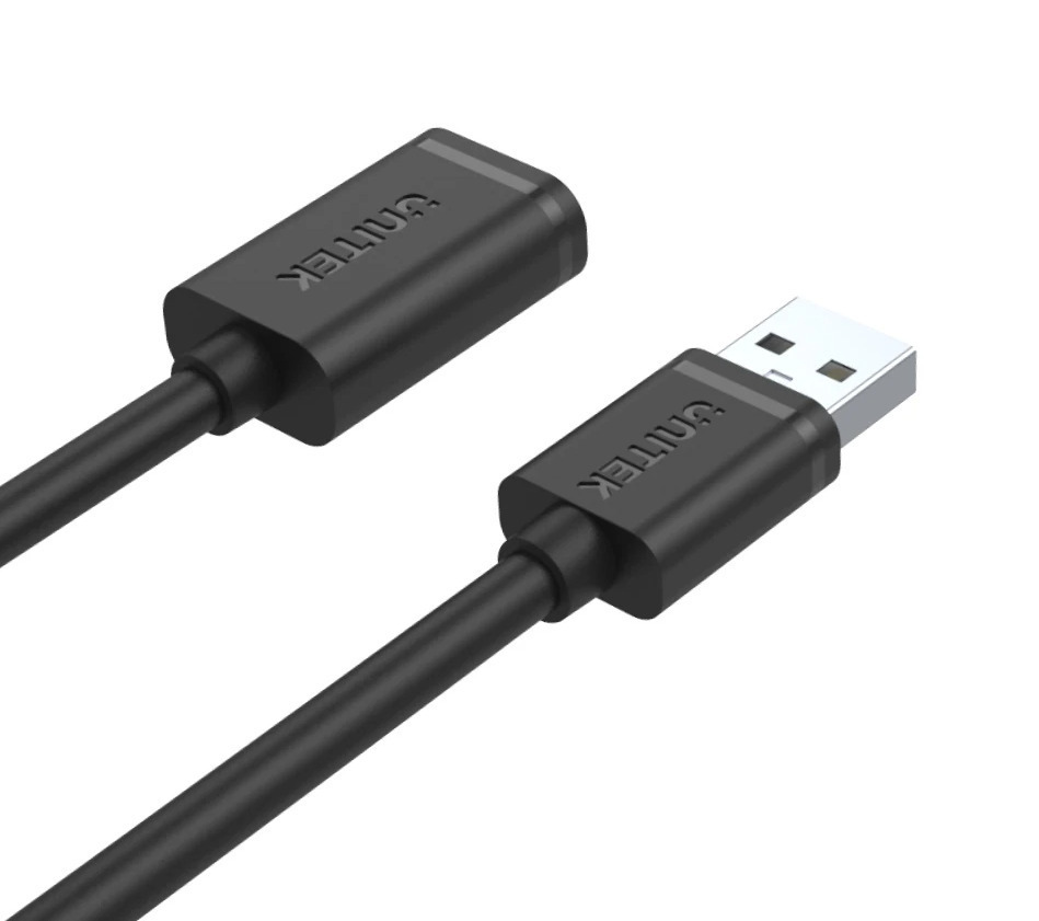 Unitek USB 2.0 Cable USB-A male - USB-A female Μαύρο 3m (Y-C417GBK) - Image 3