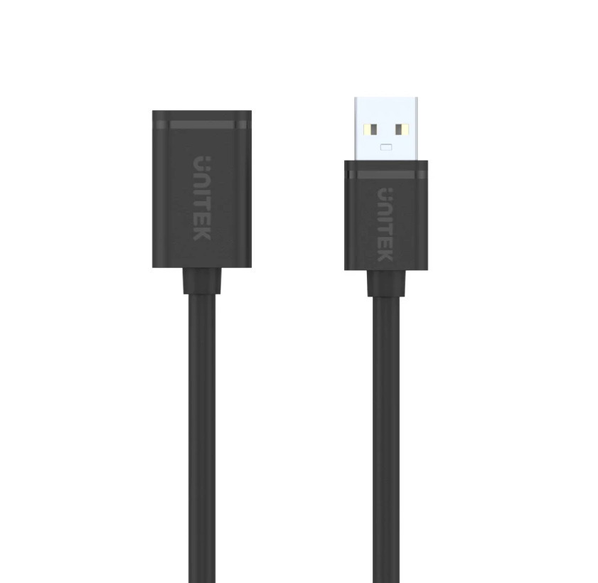 Unitek USB 2.0 Cable USB-A male - USB-A female Μαύρο 3m (Y-C417GBK) - Image 4