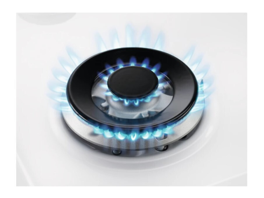 Electrolux Εστία Υγραερίου Αυτόνομη με Απορροφητήρα 59x52εκ. Λευκή KGG64362W - Image 5