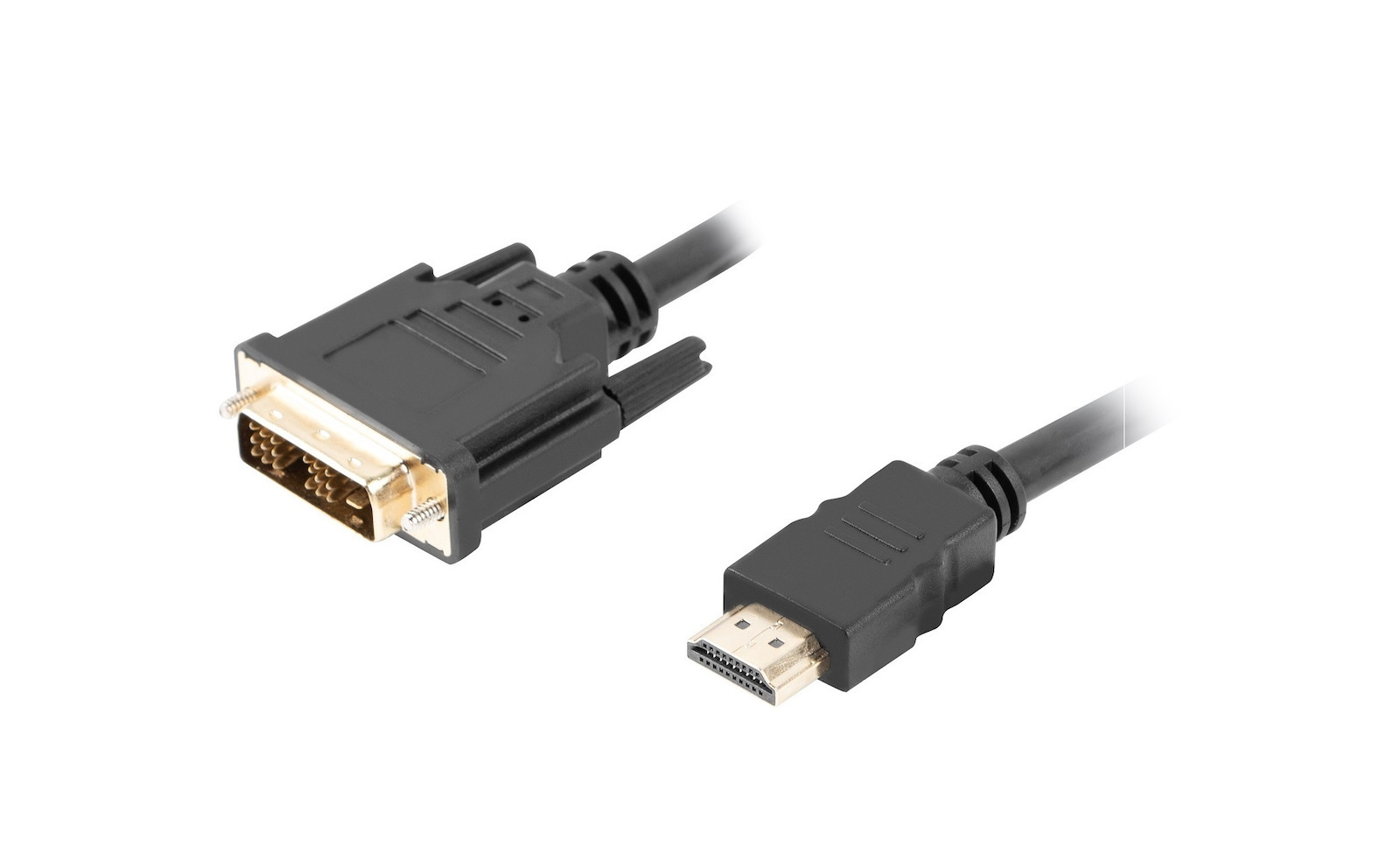 Lanberg Cable DVI-D male - HDMI male 1.8m (CA-HDDV-10CC-0018-BK)