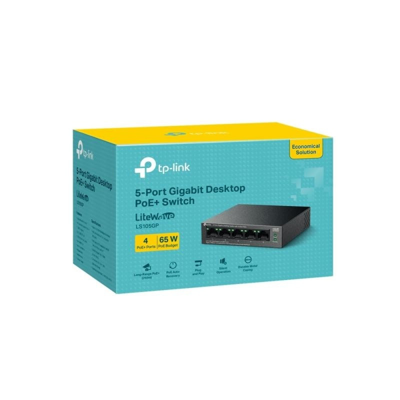 TP-LINK LS105GP v1 Unmanaged PoE+ - Image 4