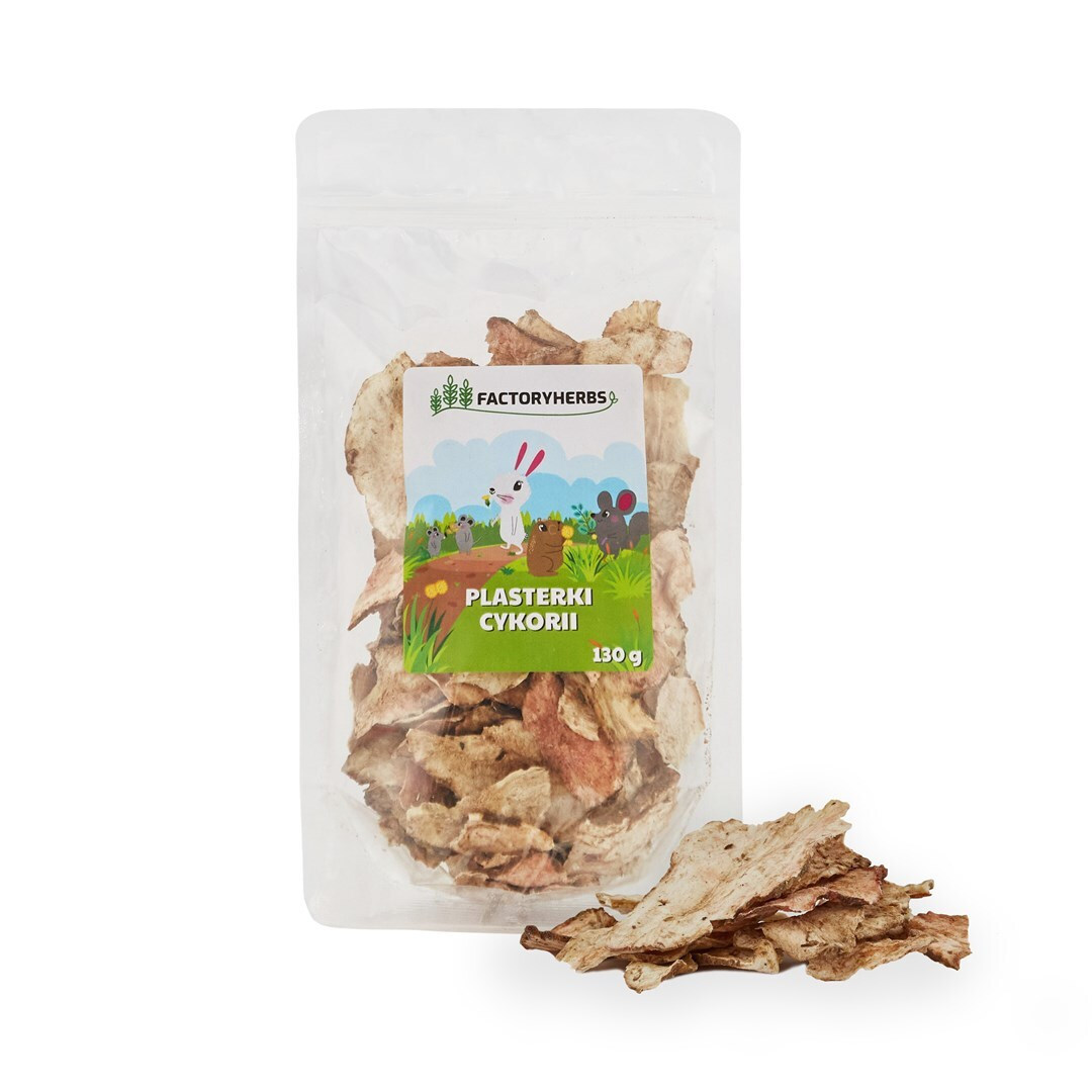 Factory Herbs Chicory Slices Treat Rodents Rabbits 130g - Image 2