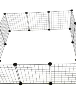 Alternative view of C&C C&C Modular Dog Kennel 145x75x37εκ. Πάρκο Σκύλου από Μέταλλο σε Μαύρο Χρώμα 145 x 75 x 37εκ.
