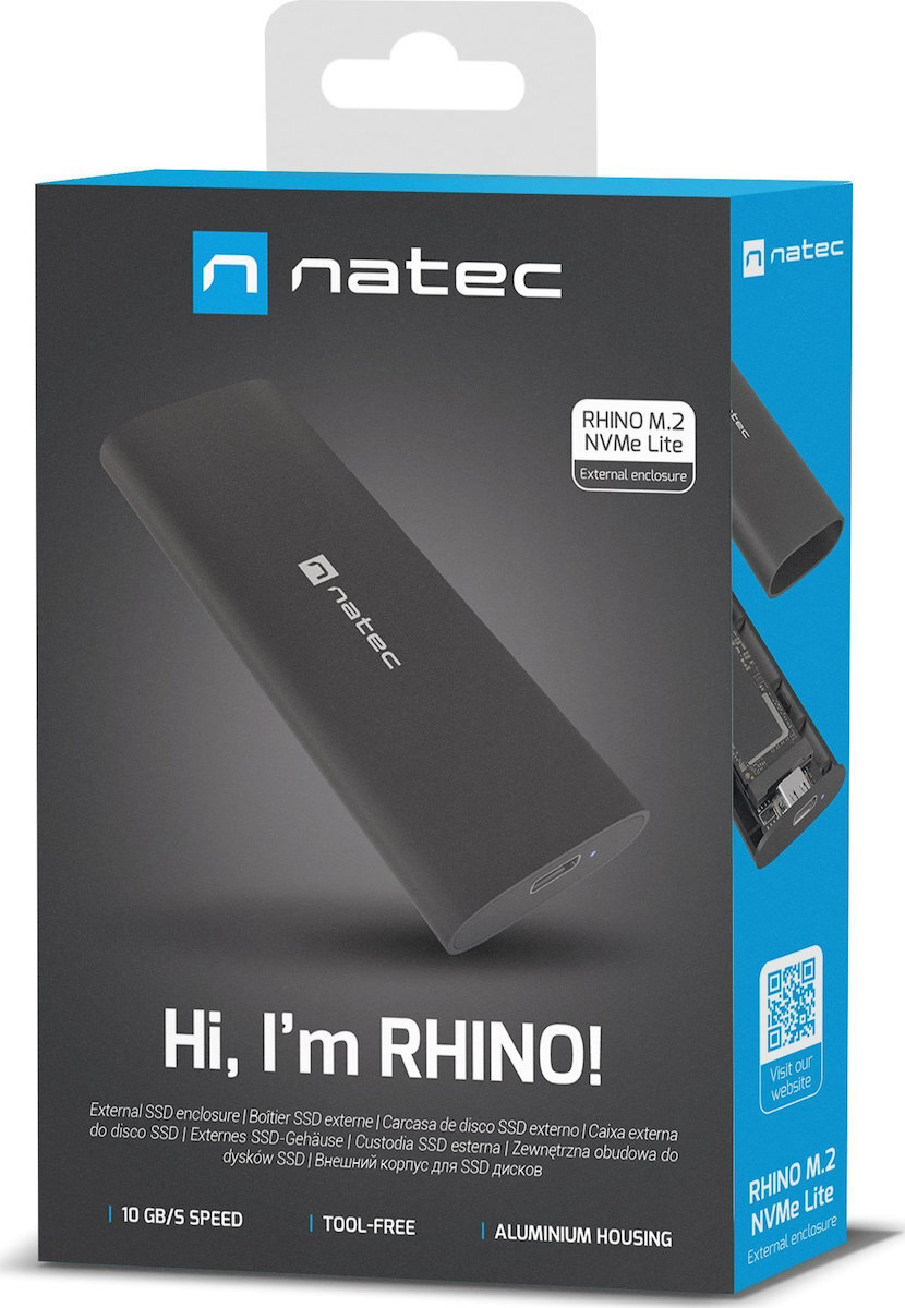 Natec Θήκη για Σκληρό Δίσκο M.2 SATA III NVME με σύνδεση Type-C - Image 2