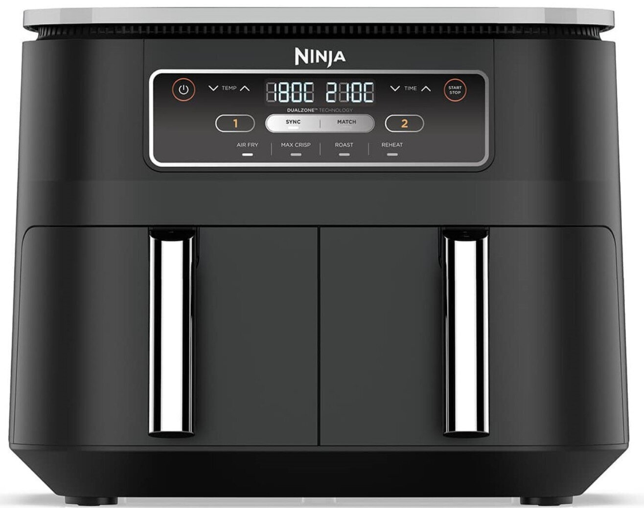 Ninja Foodi Dual Zone 7.6lt με Wi-Fi Μαύρο - Image 3