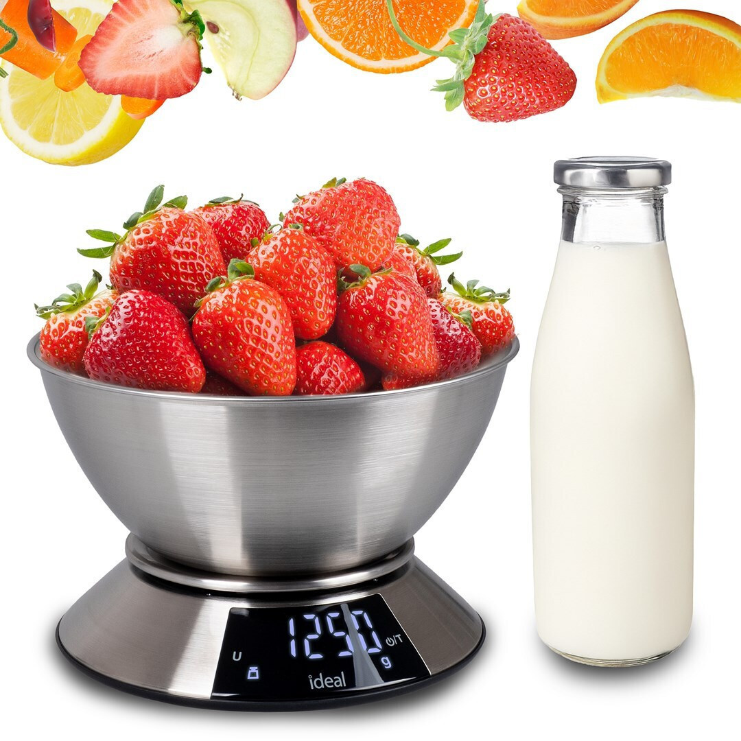 Eldom Ψηφιακή Ζυγαριά Κουζίνας 1gr/5kg Γκρι - Image 3