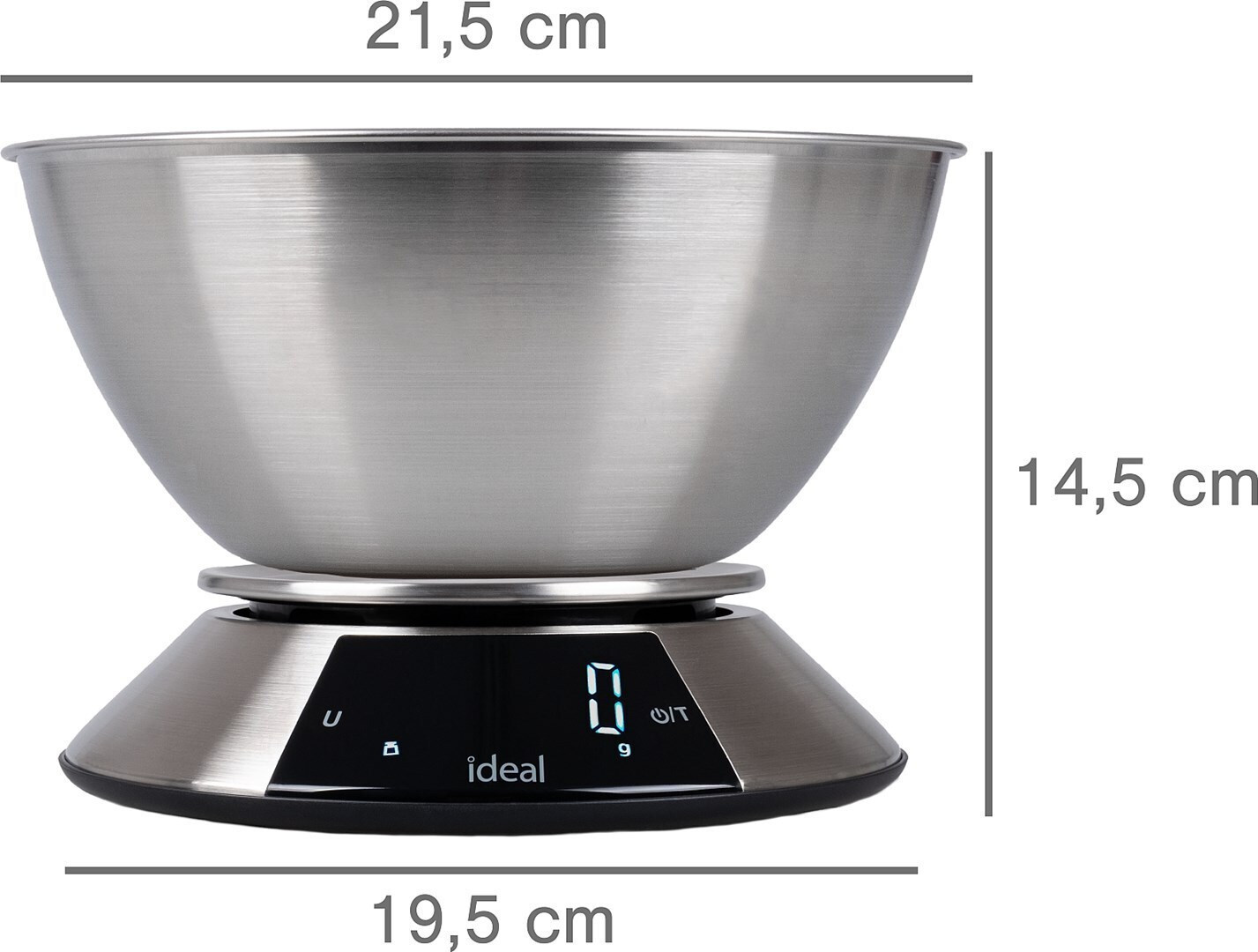 Eldom Ψηφιακή Ζυγαριά Κουζίνας 1gr/5kg Γκρι - Image 6