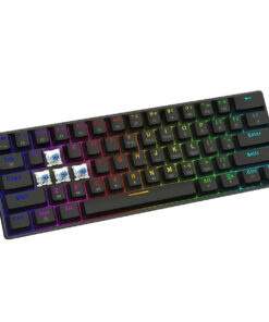 Alternative view of Savio Blackout X2 Gaming Μηχανικό Πληκτρολόγιο 60% με Outemu Blue διακόπτες και RGB φωτισμό (Αγγλικό US)
