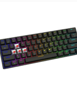 Alternative view of Savio Blackout X2 Gaming Μηχανικό Πληκτρολόγιο 60% με Outemu Red διακόπτες και RGB φωτισμό (Αγγλικό US)