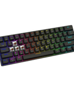 Alternative view of Savio Blackout X2 Gaming Μηχανικό Πληκτρολόγιο 60% με Outemu Brown διακόπτες και RGB φωτισμό (Αγγλικό US)
