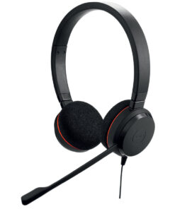 Jabra Evolve 20 On Ear Multimedia Ακουστικά με μικρόφωνο και σύνδεση USB-A / USB-C