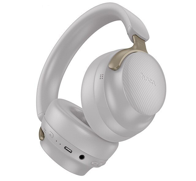 Hoco W53 Plus Ασύρματα / Ενσύρματα On Ear Ακουστικά με 90 ώρες Λειτουργίας Γκρι - Image 3
