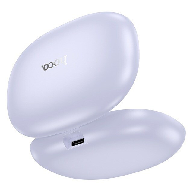 Hoco EA6 Open Ear Bluetooth Handsfree Ακουστικά με Θήκη Φόρτισης Μωβ - Image 2