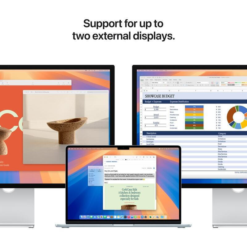 Apple MacBook Air 15.3" IPS Retina Display (M4-10‑core/24GB/512GB SSD/10-Core GPU) Midnight (International English Keyboard) - Image 11