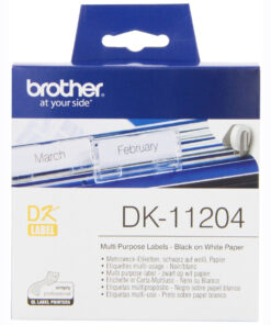 Alternative view of Brother DK11204 Αυτοκόλλητες Ετικέτες σε Ρολό για Εκτυπωτή Ετικετών 17x54mm